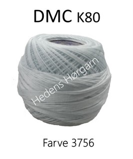 DMC K80 farve 3756 sart lysblå